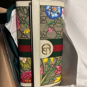 Gucci GG Ophidia Floral Wallet